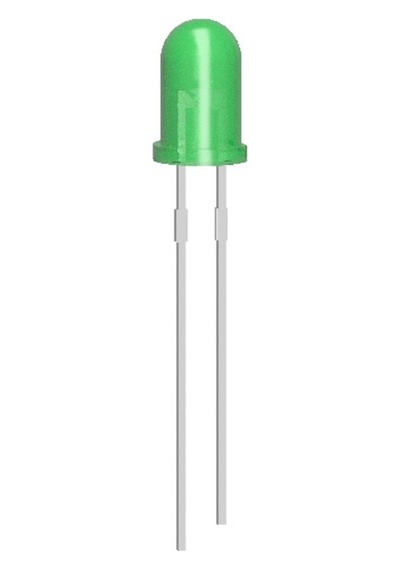 Led 5mm Yeşil 10 Adet Pcs
