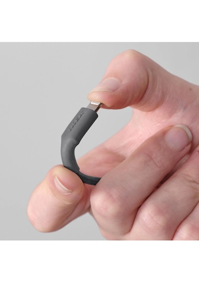 Ikea Lıllhult Koyu Gri 1.5 M Lightning - Usb Kablo 1.5 Metre