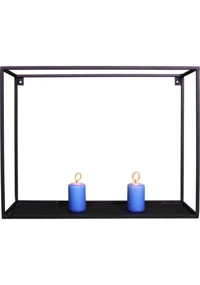 Wessdizayn Metal Duvar Rafı Dekoratif 3 ‘Lü Set Wd-11