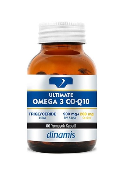 Dinamis Ultimate Omega 3 Q10 60   Kapsül