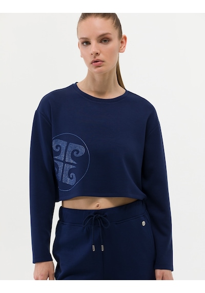 Pierre Cardin Kadın Lacivert Sweatshirt 50263679-vr033 Lacivert