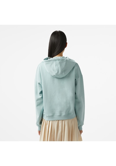 United4 Unıted4 Side Zip Kadın Yeşil Hoodie