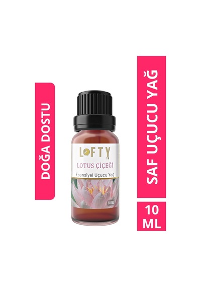 Lofty Lotus Çiçeği Uçucu Yağ Buhurdanlık Esansı Oda Kokusu 10 ML