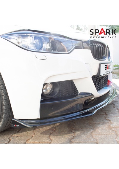 Bmw F30 Ön Tampon Lip Uyumlu 2011-2019 Siyah