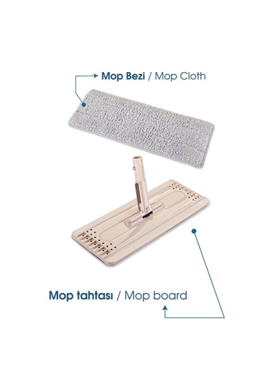 Sihirli Mop Tablet Temizlik Seti 1 Yedek Bezli