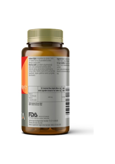 Talya Vitamin C İçeren Takviye Edici Gıda 60 Tablet