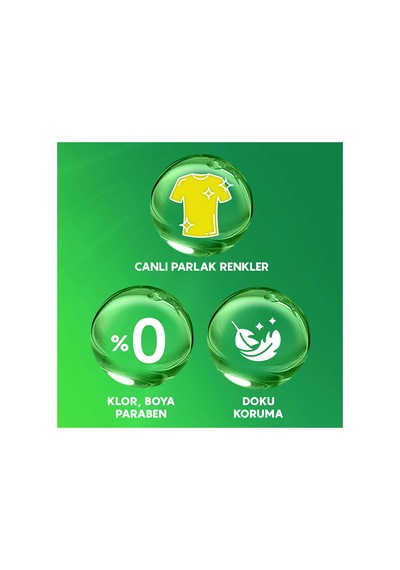 Sıvı Çamaşır Deterjanı Komple Bakım Serisi Aloe Vera Renkliler İçin 2.5 L X3 Diğer