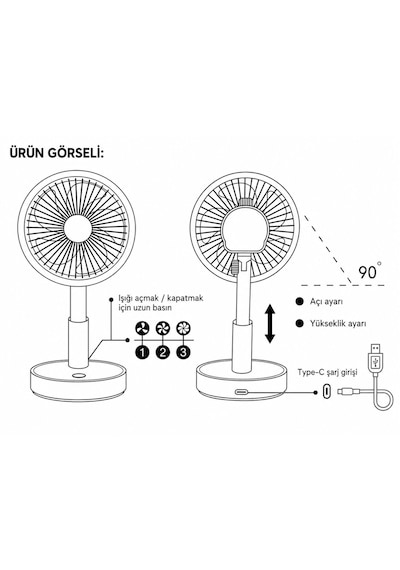 Taşınabilir Mini Fan 3 Kademeli Döner Başlıklı Aşağı Yukarı 15 Kademeli Ayarlanabilir Yükseklik Açı Ayar Düğmeli Mini Fan El Fanı Masaüstü Fan Ev Ofis Vantilatör Pervane 100 Gr Taşınabilir Mini Fan 3 Kademeli Döner Başlıklı Aşağı Yukarı 15 Kademeli Ayarlanabilir Yükseklik Açı Ayar Düğmeli Mini Fan El Fanı Masaüstü Fan Ev Ofis Vantilatör Pervane 100 Gr