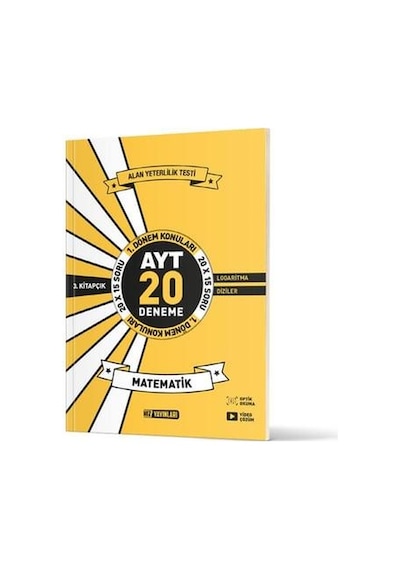 Hız Ayt Matematik Deneme 3.kitap 20 Li İlk Dönem