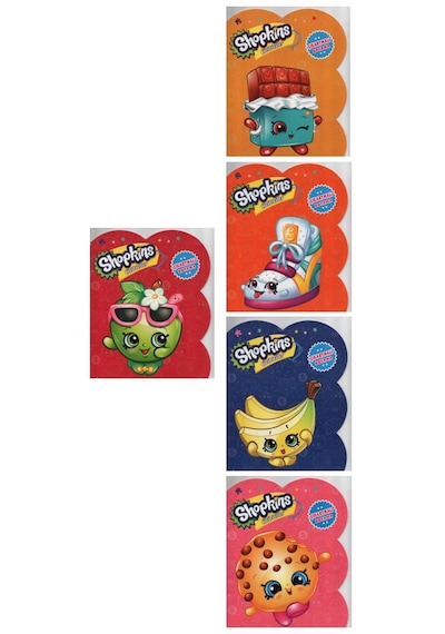 Shopkins Cicibiciler Çıkartmalı Boyama Kitabı 5 Kitap Set