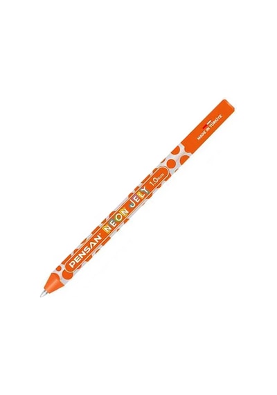 Pensan Jel Kalem Jely 1.0 Mm Neon Oranj 2801 Çok Renkli