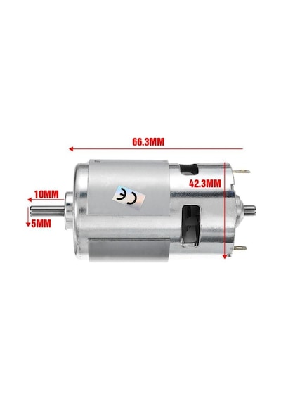 Rs775 Dc Motor 12V-36V 7500-15000 Rpm