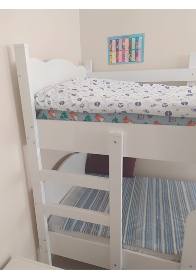 Afillibebek Ranza Ikili Ayrılabilen Mdf Profilli 90x190 Beyaz