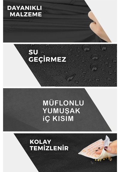Siyah, Focus Sedan 2007 - 2010, Araba Brandası, Oto Örtüsü, Araba Çadırı Siyah