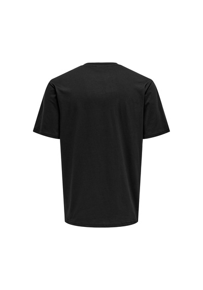 Only & Sons Erkek Onsdawson Regular Fit Kısa Kollu %100 Pamuk T-shirt 22033190 Siyah Siyah Only & Sons Erkek Onsdawson Regular Fit Kısa Kollu %100 Pamuk T-shirt 22033190 Siyah Siyah
