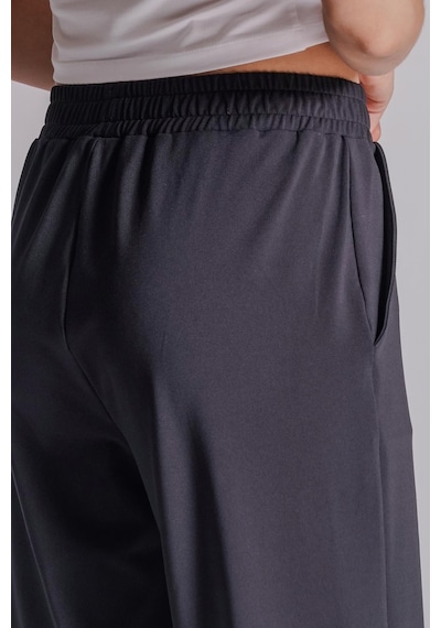Braccas Kadın Yandan Cepli Beli Ve Paçası Lastikli Relaxed Fit Jogger Pantolon Lacivert Lacivert