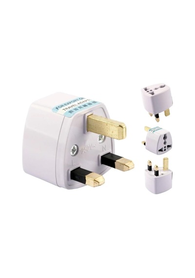 Hong Kong Irlanda Kıbrıs Seyahat Fişi Adaptörü Tip G Plug Adapter Üniversal 3 Pinli Ingiliz Fiş Tersi 1 Adet Es51 Diğer