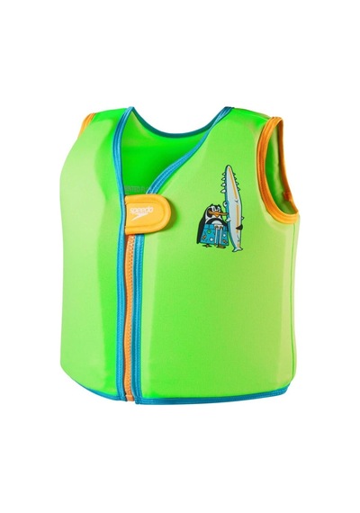 Speedo Printed Float Batmaz Çocuk Can Yeleği Yeşil