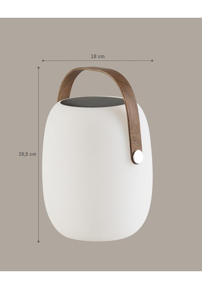 Poline Abajur Beyaz 18,5 Cm