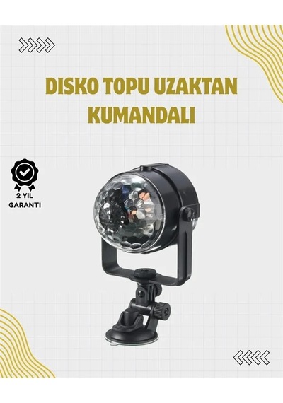 Ers Uzaktan Kumandalı, Ses Kontrollü Led Disko Işığı - Parti Ve Kulüpler İçin