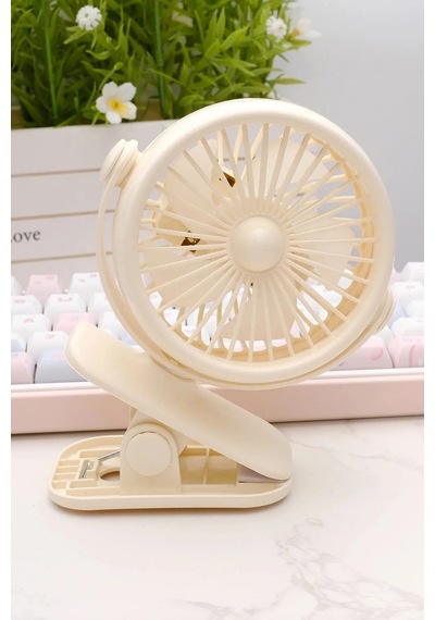 3 Kademe Usb Şarjlı Mandallı 360 Taşınabilir Fan Vantilatör Soğutucu Ym88221