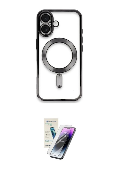 Cep 20-26 Apple Uyumlu İphone 16 Kılıf Nova Işık Özel Seri İkili Koruma Seti Najmaddin Mavi