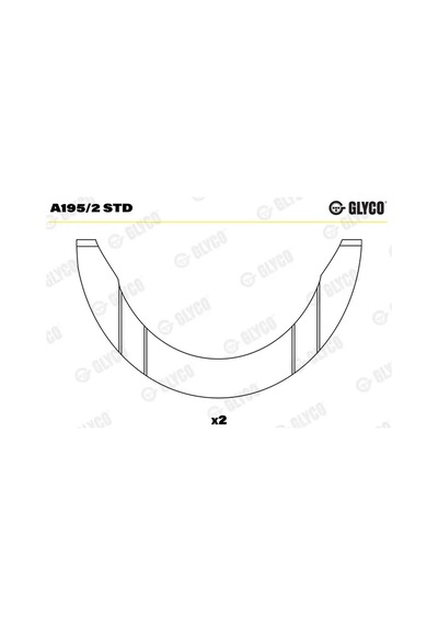Ana Yatak - Dacia Sandero, Duster, Logan, 1310, 1300, Solenza, Pick Up, 1410, 1100, 1309, 1304, 1325, Supernova, Nova - Glyco-a1952std