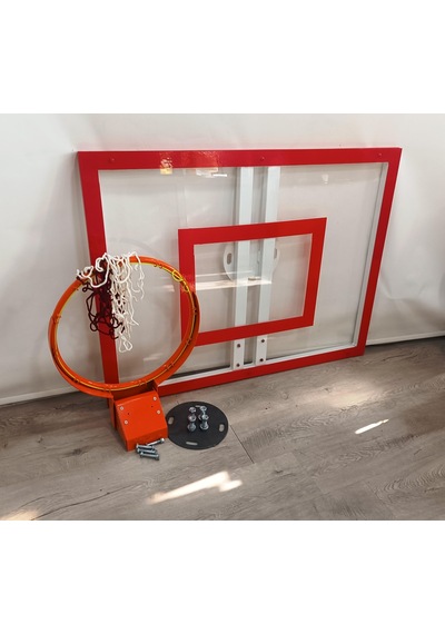 Mia Basketbol Panya Seti 90 120 8 Mm Solid Polikarbon 45 Cm Yaylı Çember