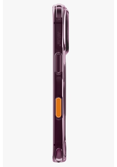 Apple iPhone Uyumlu 18 Pro Max Kılıf Swivix Dönebilen Metal Halkalı Koruyucu Premium Dayanıklı Darbe Emici Kapak Mürdüm