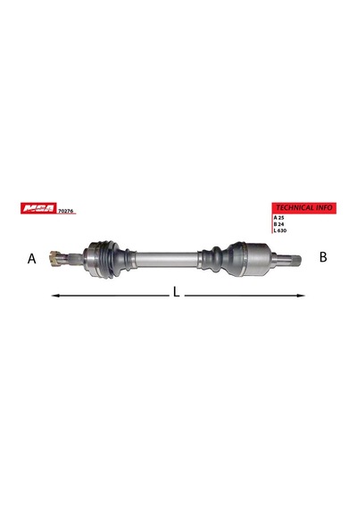 AKS SOL 307 / C4 04- 1.6 16V 2.0 16V IE 1.4 HDI 1.4 BE SANZ