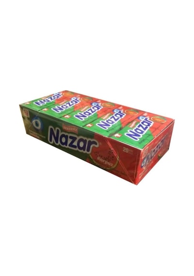 Nazar 5'li Stick Karpuz Aromalı Sakız 20'li Set