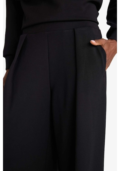Defacto Wide Leg Geniş Paça Standart Boy Modal Eşofman Alt F8429ax26spbk81 Siyah-bk81