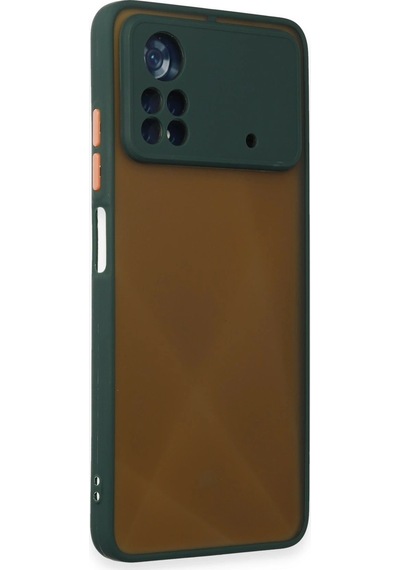 Cosmotex Newface Xiaomi Poco X4 Pro 5g Kılıf Montreal Silikon Kapak - Yeşil