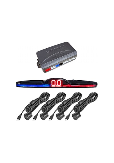 Guard Park Sensörü Led Ekranlı Mercedes Model Ses İkazlı Siyah Ps.mc.345