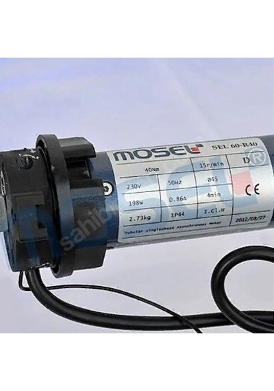 40 Nm Mosel Alıcılı Panjur Motoru   Faturalı