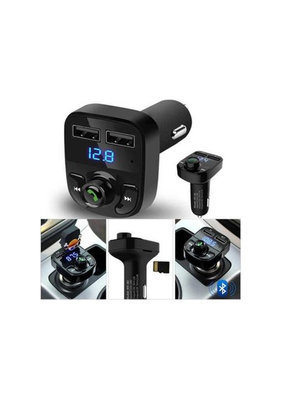 Bluetooth Araç Kiti Fm Transmitter Micro Sd Usb Girişli