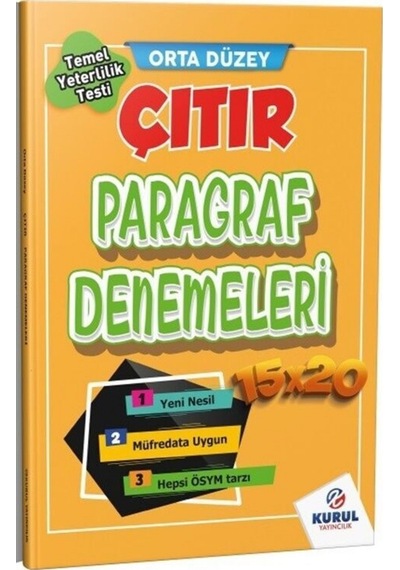 2023 TYT Orta Düzey Çıtır Paragraf Denemeleri -  Kurul Yayıncılık