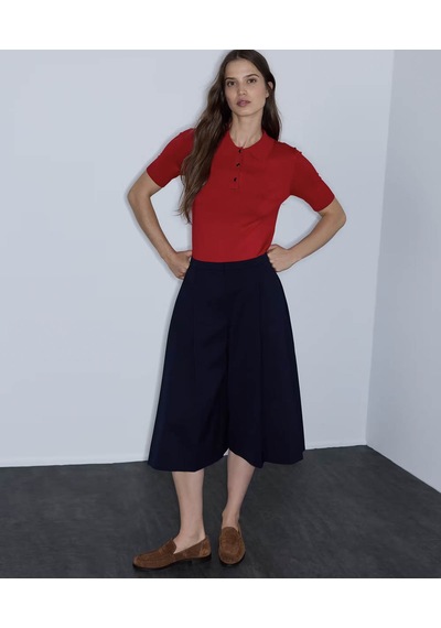 İpekyol Polo Yaka Triko Kırmızı Kadın Kazak Iw6260050177