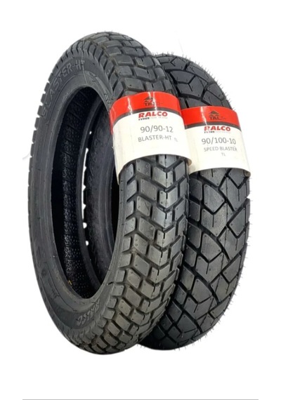 Ralco Tyres 90/100-10 Ve 90/90-12 Tl Dubleks Lastik Set