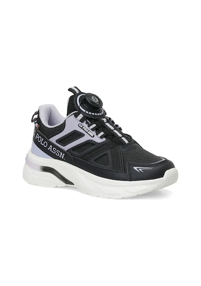 Uspoloassn U.s. Polo Assn. Tulka Jr Siyah Kız Çocuk Sneaker Siyah-lıla