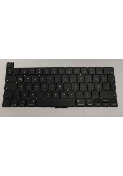 Apple Uyumlu MacBook Pro Touch Bar 13 A2251 2020 Notebook Klavye Siyah Tr Büyük Enter