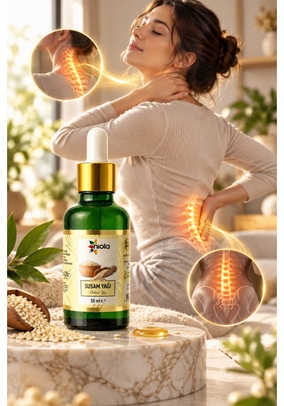 Susam Yağı 50 Ml + Adaçayı Yağı 10 Ml İkili Bitkisel Yağ Seti - 926847583