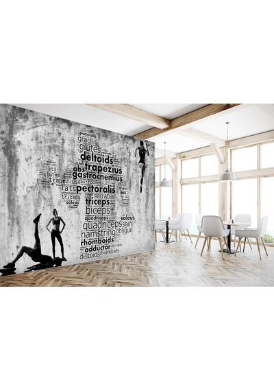 Spor - Fitness Salonu Duvar Kağıdı (440445272)