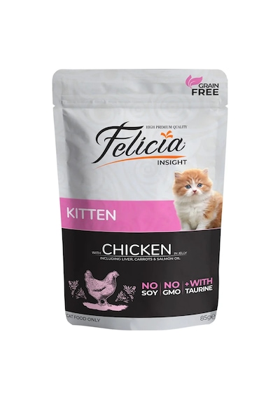 Felicia Kitten Kedi Pouch Tavuklu 85 Gr X 12