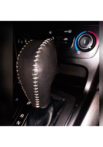 Ford Otomatik Vites Topuzu Kılıfı El Yapımı Hakiki Deri (545446243)