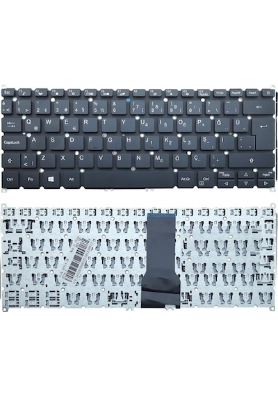 Acer Swift 3 Sf314-41 Klavye Tuş Takımı Siyah Tr