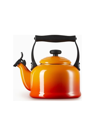 Le Creuset Geleneksel Islık Çalan Emaye Kaplı Çaydanlık, 2.1l Çaydanlıklar Turuncu
