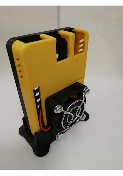 Raspberry Pi 4 40 Mm Fan Tasarımlı Koruyucu Kutu Fan Sistemi