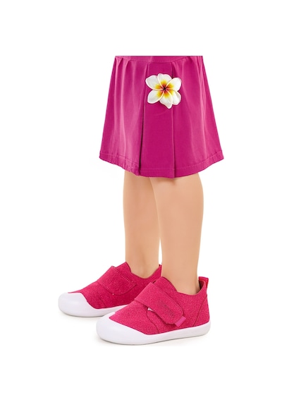 Kiko Kids Rosie Cırtlı Kız Bebek Günlük Ayakkabı Fuşya