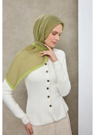 Silk Home Labirent Desen Lyocell Monare Eşarp - 6424 Karamel
